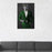 Wolf Drinking Martini Wall Art - Green Suit