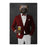 Wolverine Drinking Beer Wall Art - Red and White Suit